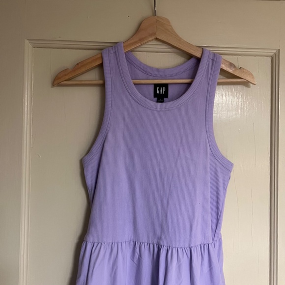 Gap Sleeveless Midi Lavender Dress - Size Small - Picture 4 of 9